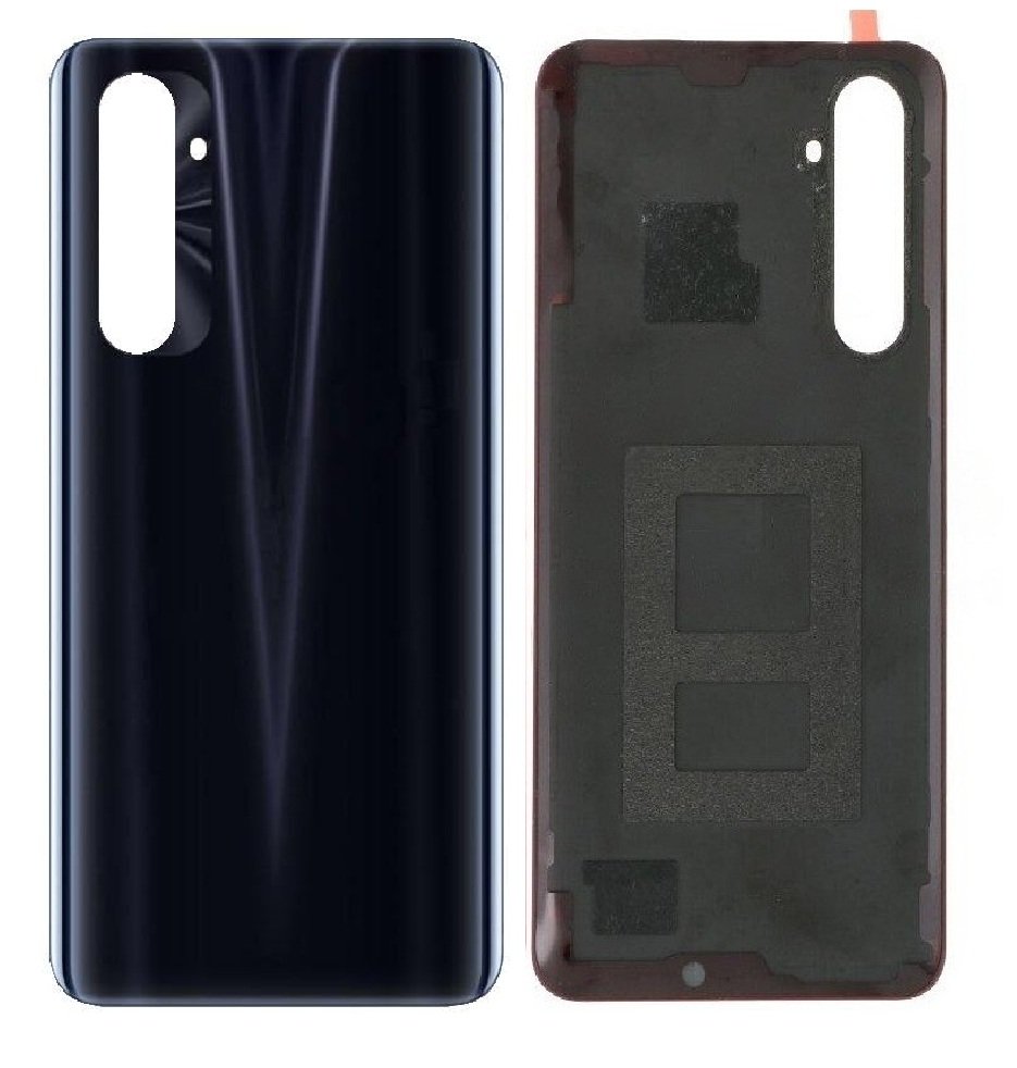 Compatible Replacement Realme X50 Pro 5G Back Panel Battery Cover Replacement – Red, Blue, Black & Green Color: BLACK